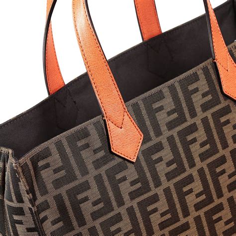 borsa fendi due manici nylon shopper|pochette donna fendi.